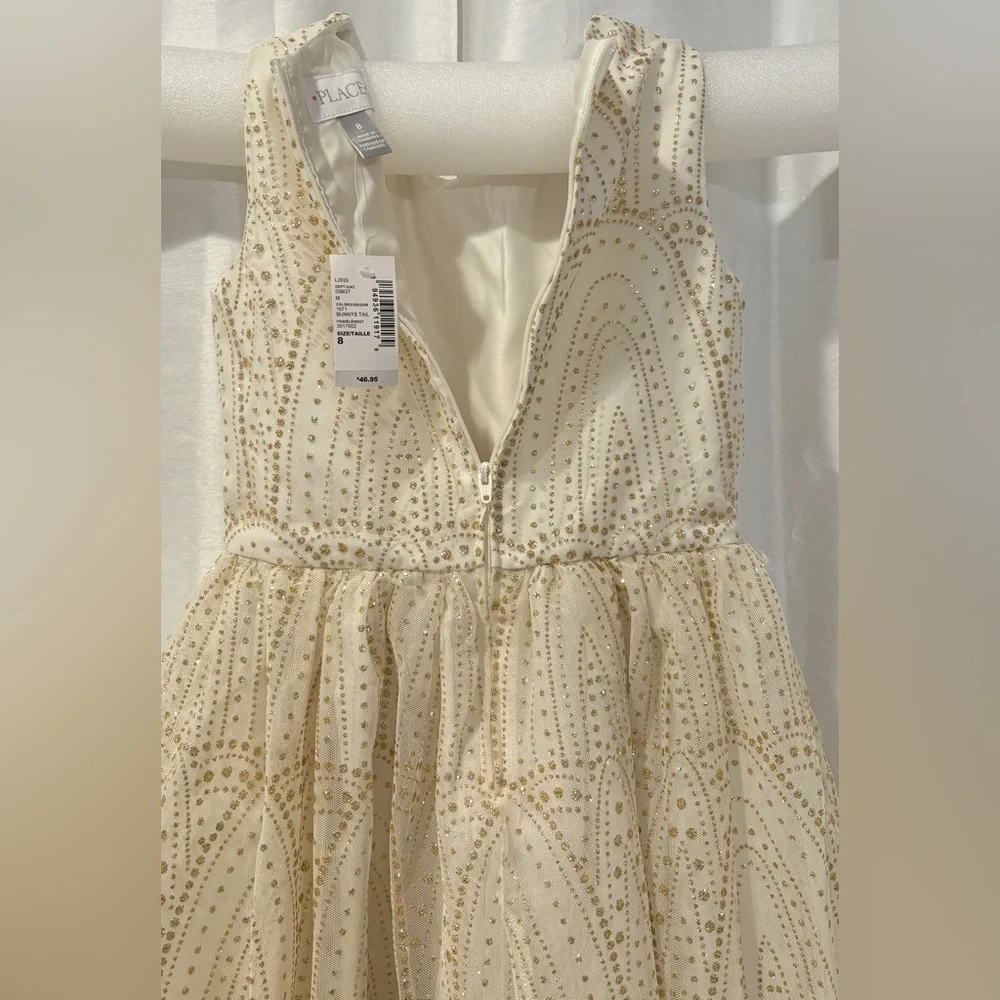 ✨ Sparkle and Shine Girl's Glitter Fit and Flare Dress ✨